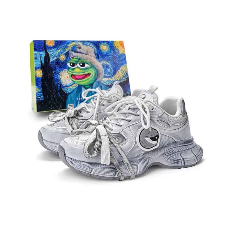 Pepe The Frog Low-Top Chunky Sneakers Unisex-7