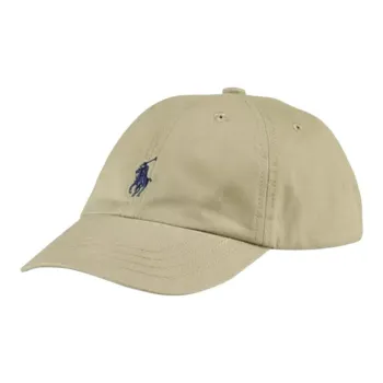 Ralph Lauren Cotton Fabric Baseball Caps Kids' Khaki
