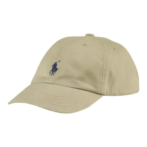 Ralph Lauren Cotton Fabric Baseball Caps Kids' Khaki