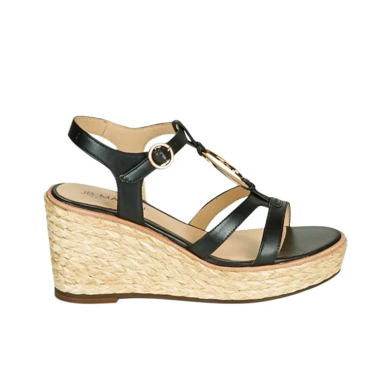 JB MARTIN EMANI Strap Sandals 9cm Women's Black-2