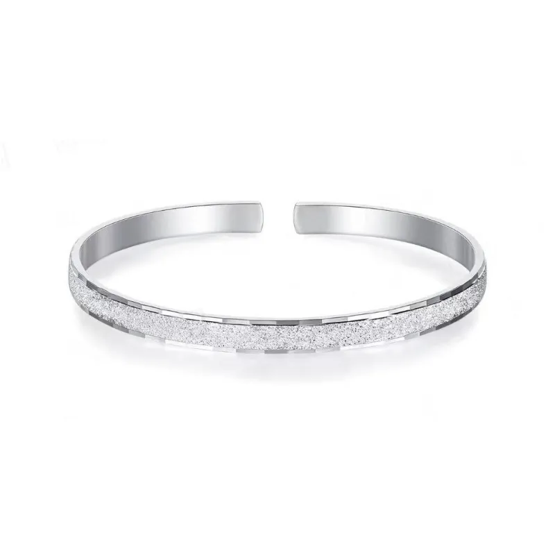 CGC S999 Fine Silver Adjustable Opening Bangle Women's-0