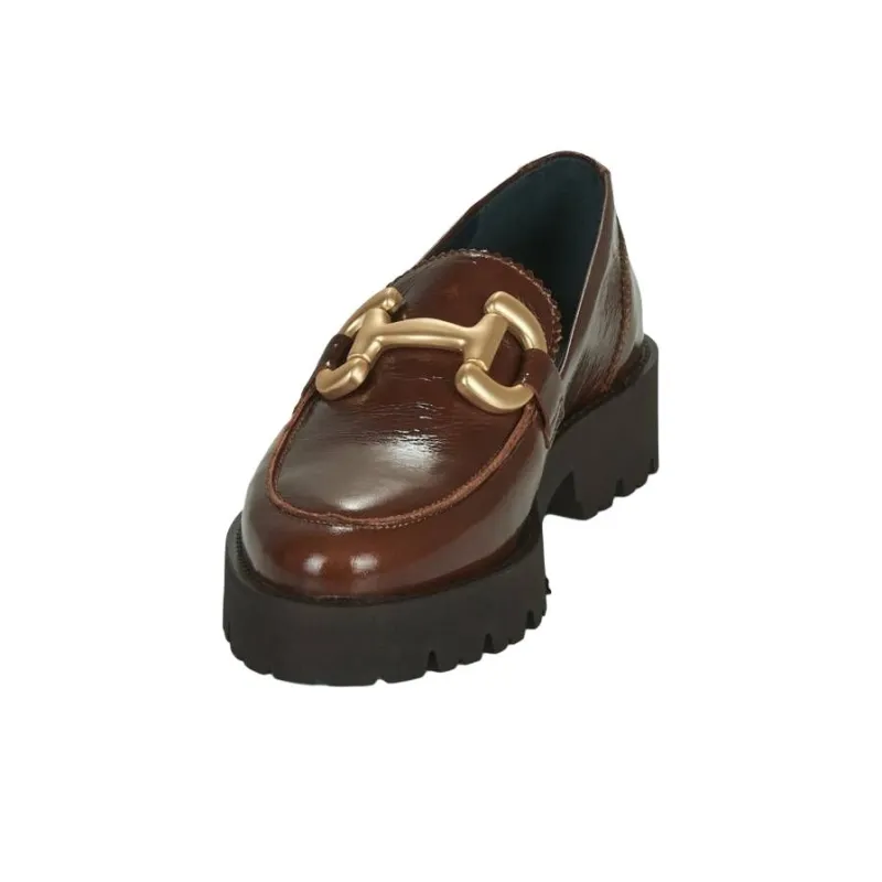 JB MARTIN FRIVOLE Loafers 4cm Women's Brown-3