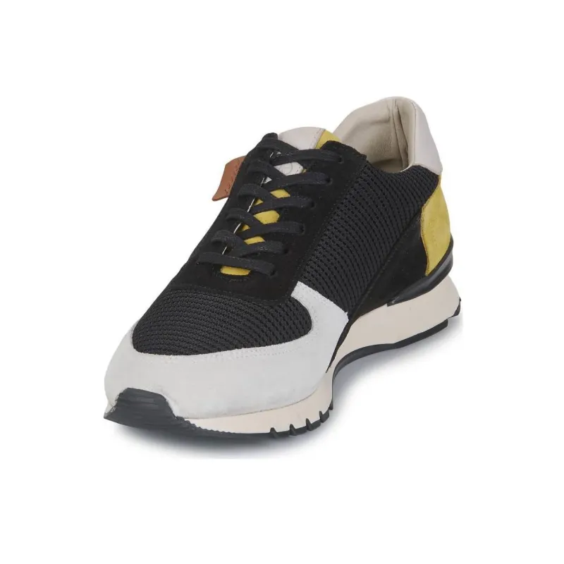 PELLET Malo Low-Top Casual Shoes Men's Black White-3