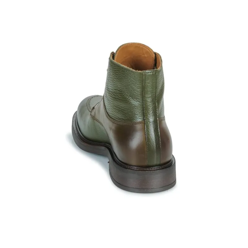 PELLET BASTIEN Ankle Boots Men's Olive Green-4