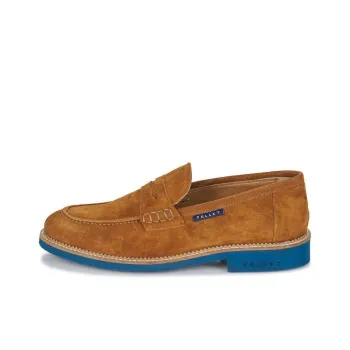 PELLET CLEMENT Loafers Men's Brown Blue