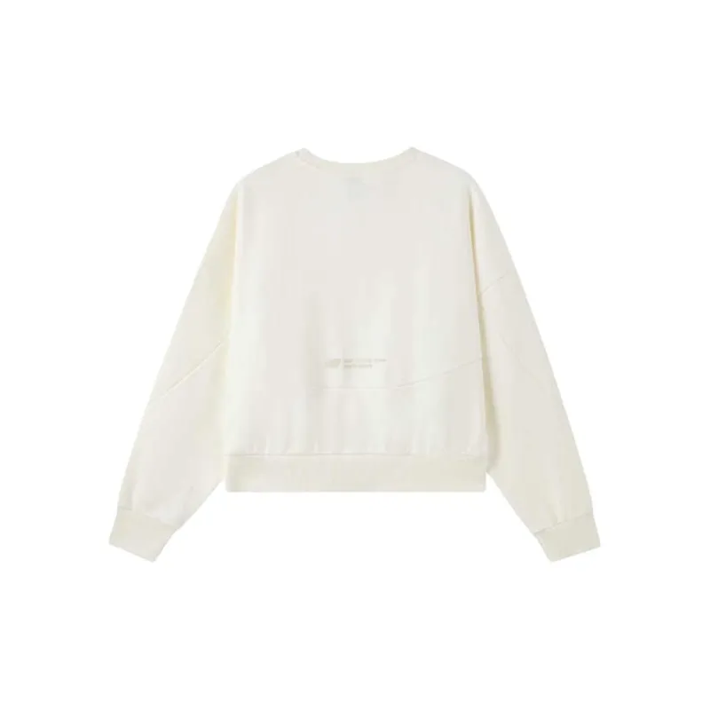 New Balance Sweatshirt Women's Ivory White-1