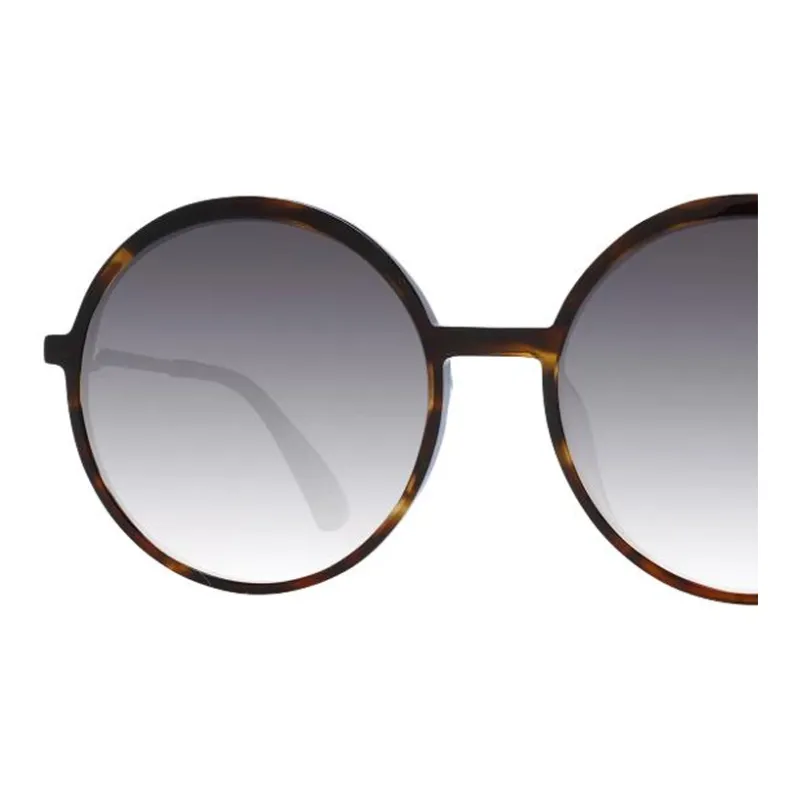Ana Hickmann Acetate Plastic Round Sunglasses Women's Brown-2
