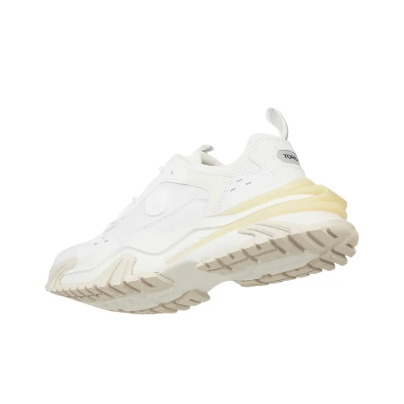 TOREAD Anti Slip Wear Resistant Low Top Casual Shoes Men's Raw White Beige-4
