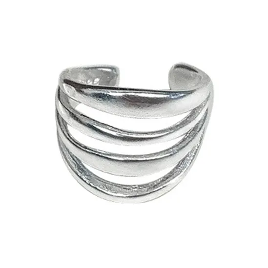 Sanpowa 925 Sterling Silver Clip-On Earrings Unisex-0