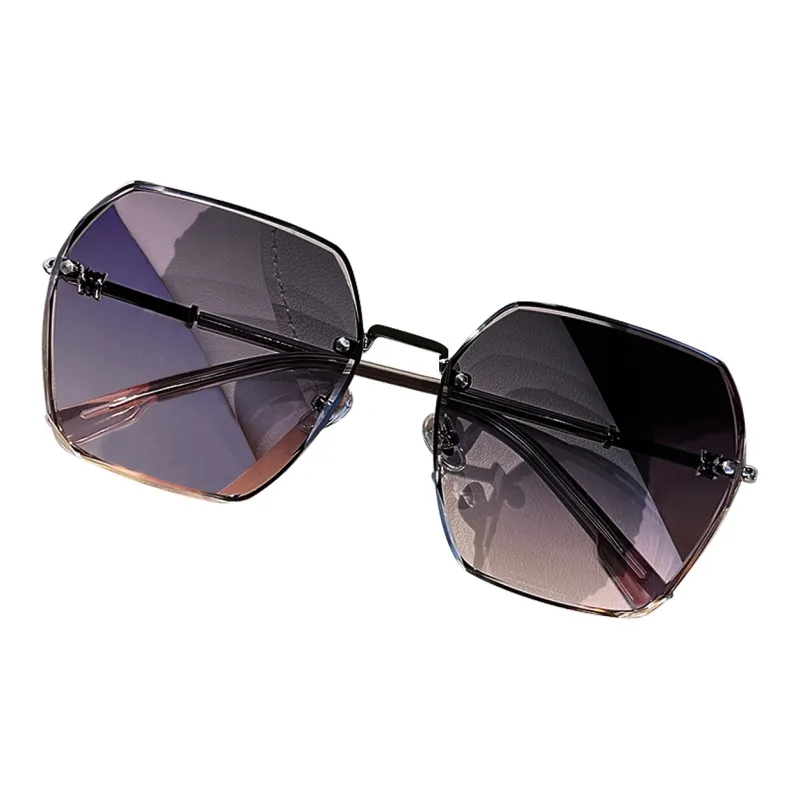 Cranta Komeia Metal PC Irregular Shape Sunglasses Women's-3