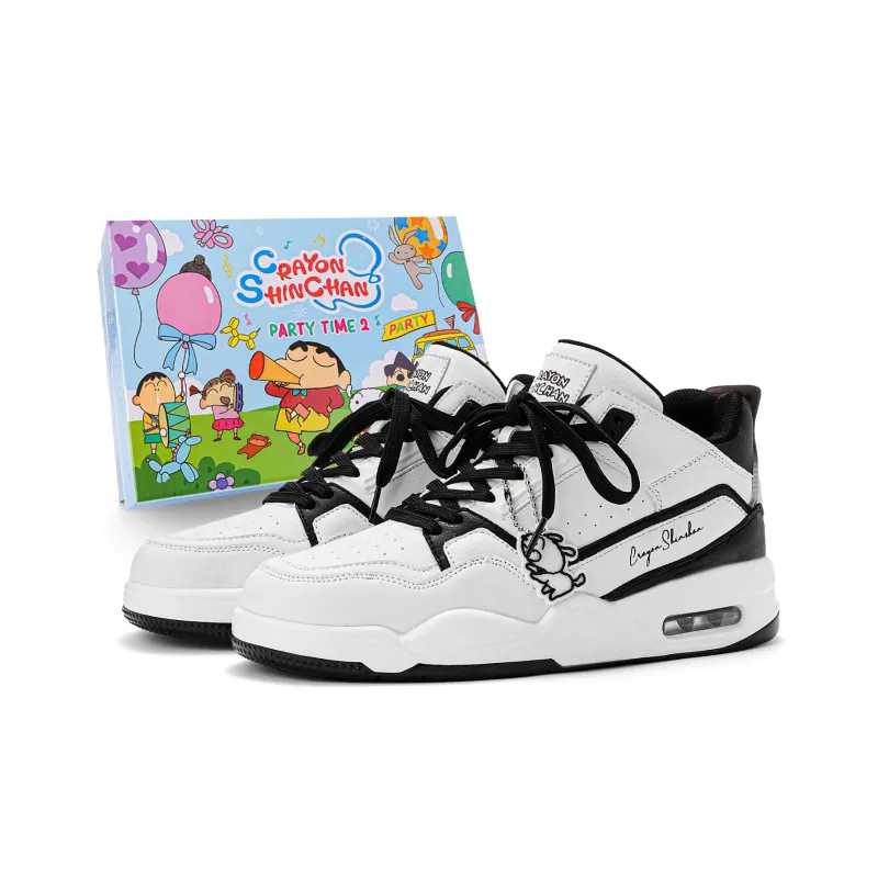 Crayon Shinchan Thermal Cushioning Support Height Increasing Low Top Skateboard Shoes Unisex-12