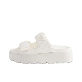 PRADA Slide Slippers 4.5cm Women's White