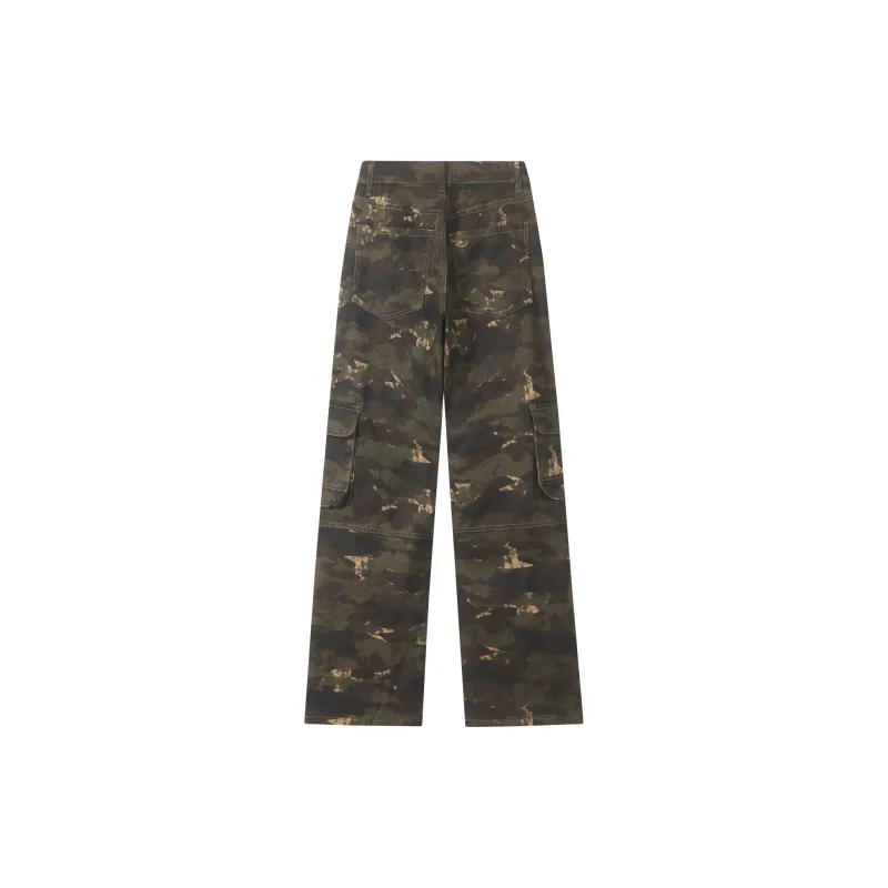 PAINT STAIN Trendy Jeans Unisex Fashion Camouflage-5