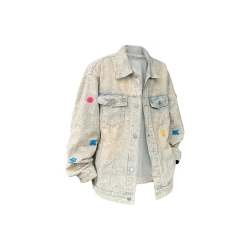 PAINT STAIN Denim Jacket Unisex