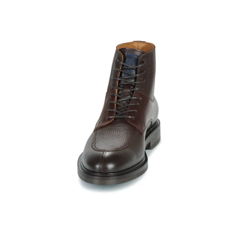 PELLET BASTIEN Ankle Boots 3cm Men's Chocolate-2