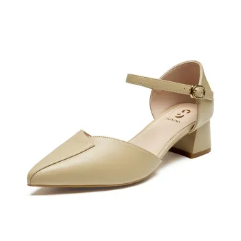 JOSINY Casual Single Shoes 4.5cm Women's Apricot