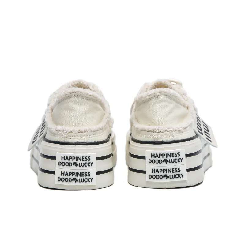 Alan Vincent Slip-Resistant Breathable Height Increasing Low-Top Canvas Shoes Women's-3