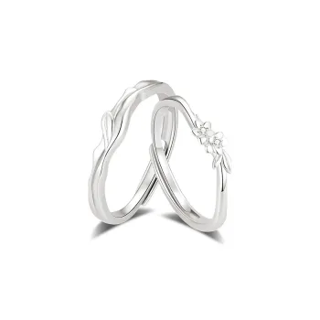 Love Link 999 Fine Silver Rings Unisex
