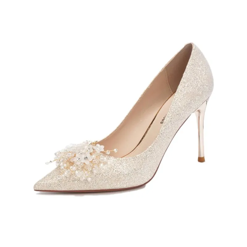 Than Than Me Slim Heel High Heels Women's-4