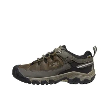 KEEN Targhee 3 Anti Slip Wear Resistant Low Top Hiking Shoes Men's Black Gray