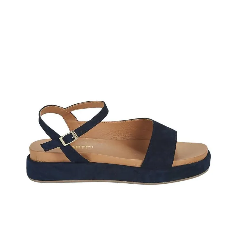 JB MARTIN Luce Strap Sandals Women's Navy-1