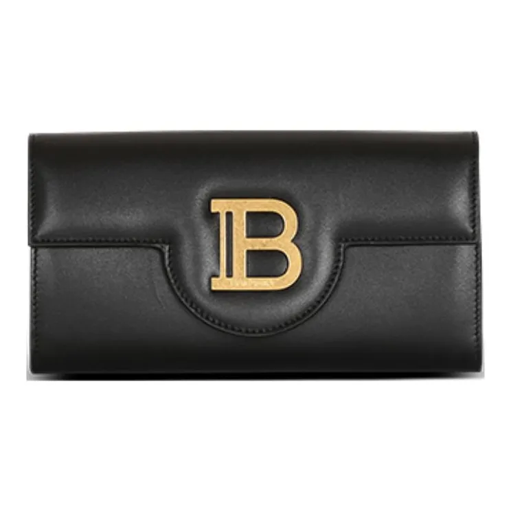 BALMAIN B Buzz Logo Plaque Chained Wallet-0