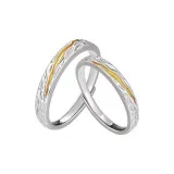 Tyndall Effect-Couple Rings+Red Bowknot Box