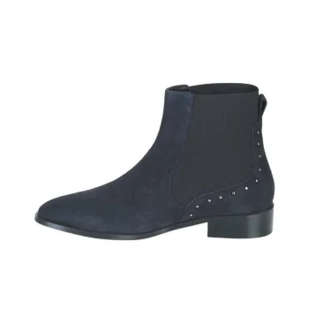 JB MARTIN Short Chelsea Boots Women's Marine Blue