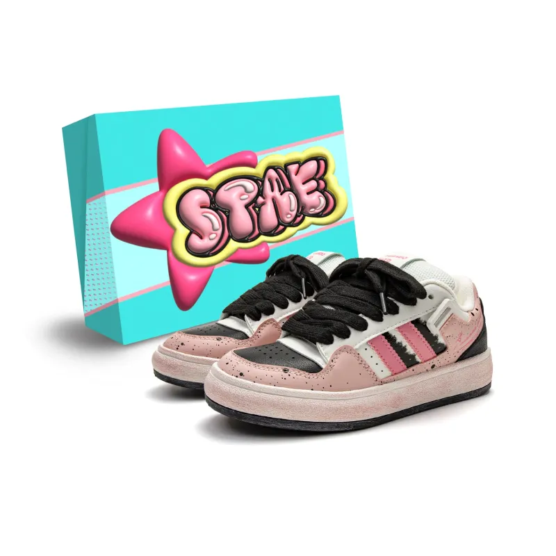 STAE Anti Slip Wear Resistant Low Top Skateboard Shoes Women's Box Included-12