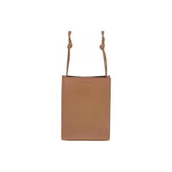 JIL SANDER Calfskin Crossbody Bag, Shoulder Bag Women's Brown