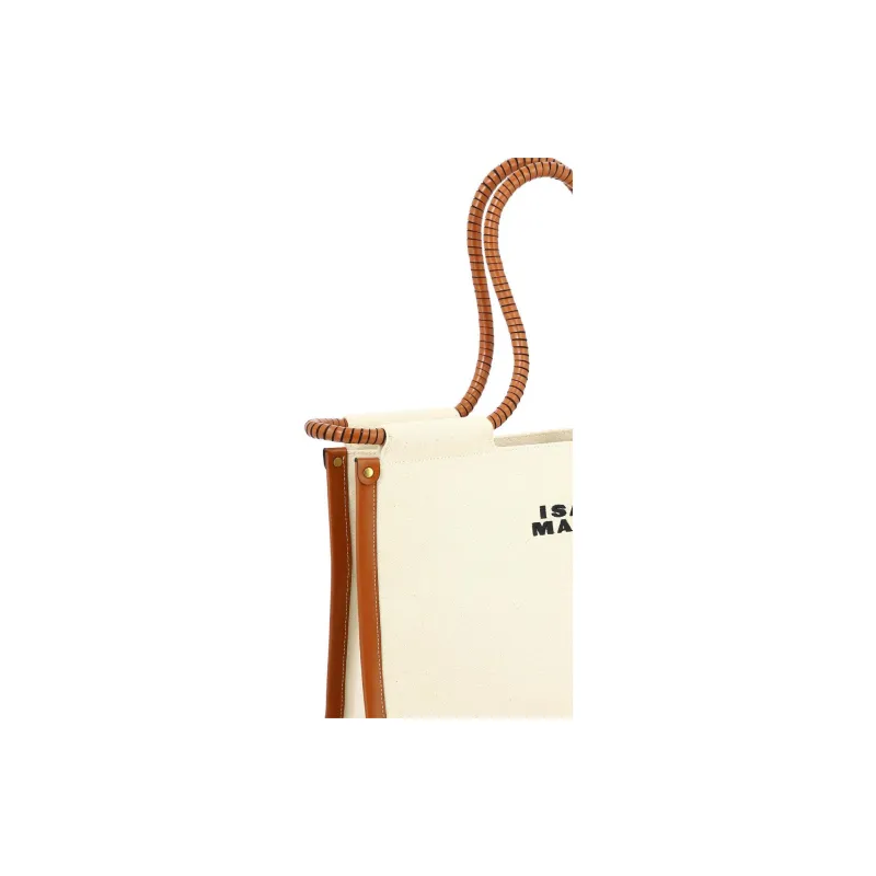 ISABEL MARANT Logo Printed Tote Bag-3