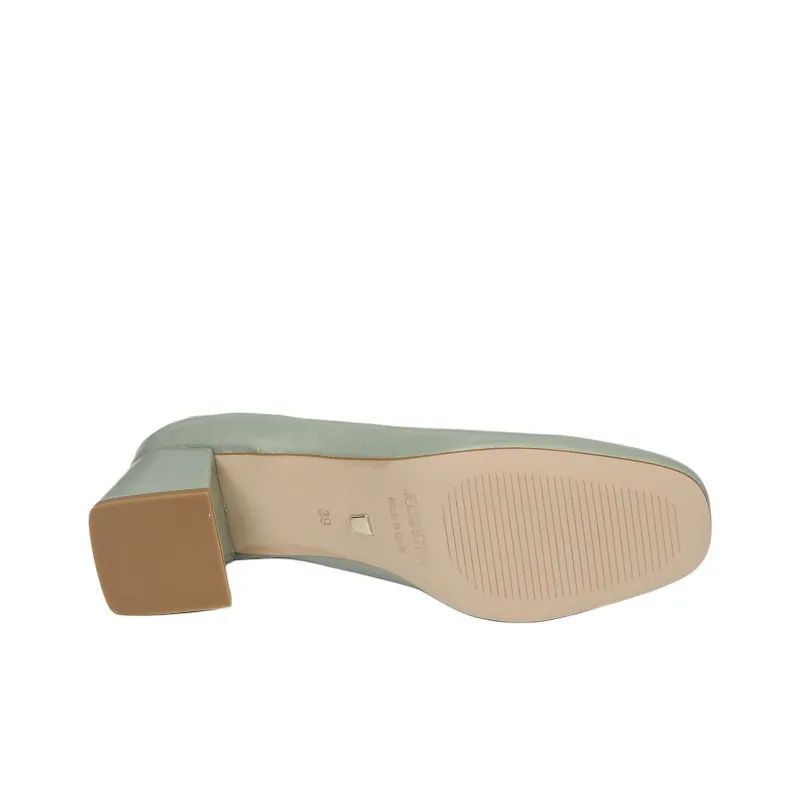 JB MARTIN Viva Chunky Heel High Heels 5.5cm Women's Green-6