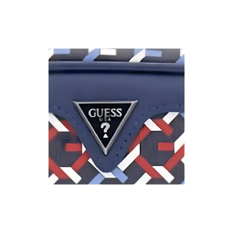 GUESS Polyurethane Makeup Bag Men's Blue & Multicolor-2