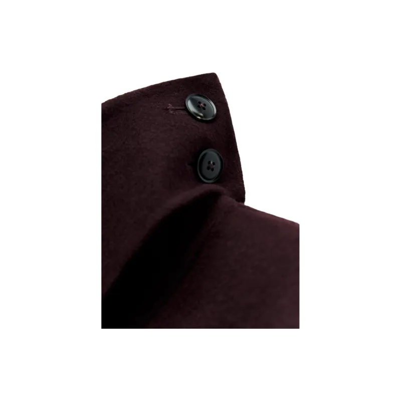 ZARA ZW Series Coats Women's Bordeaux-4