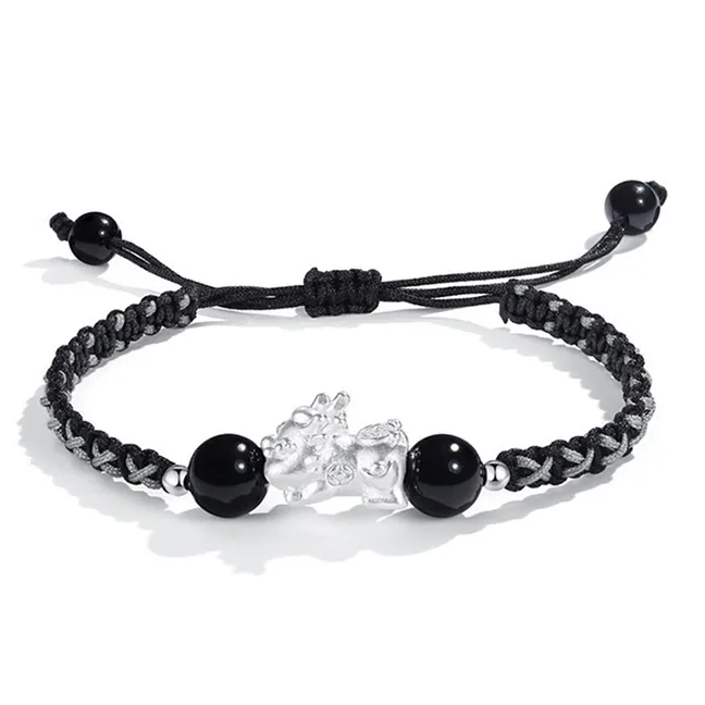 CHINA GOLD 999 Fine Silver Bracelets Unisex-0