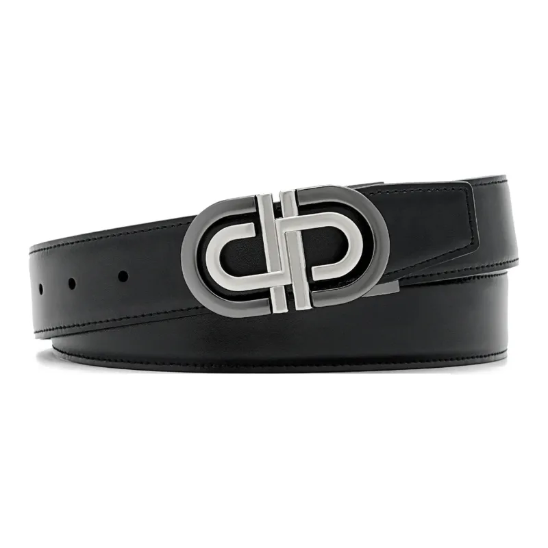 PEDRO Cow Split Leather Leather Belts Men's Width 3.3cm-0