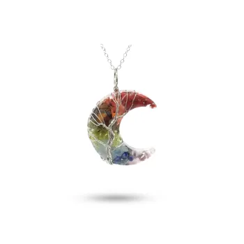 VEZA Crystal Stone Necklaces Women's