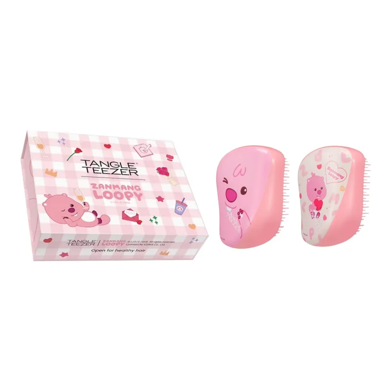 Tangle Teezer x ZANMANG LOOPY Heartfelt Box Portable Comb Set Fluffy-4