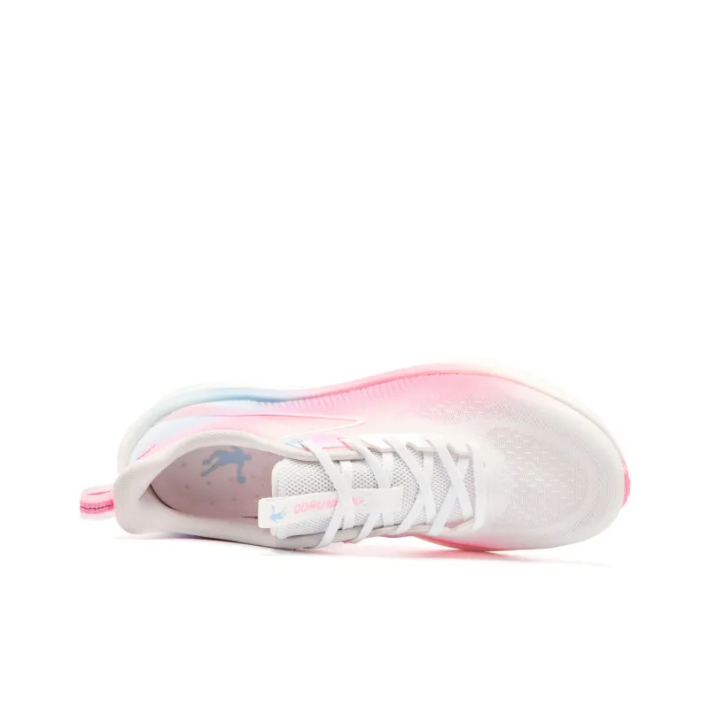 QIAODAN Light Speed 5.0 Running Shoes Women's Low Top Jordan White/Bright Pink-3
