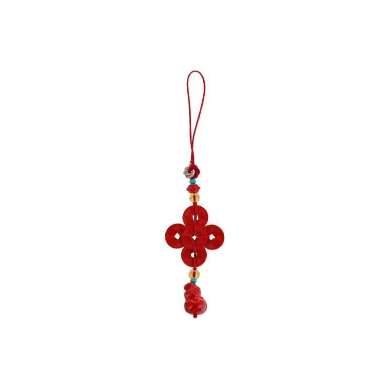 YANXIANGYUAN Cinnabar Carved Jade Ornaments Unisex-0