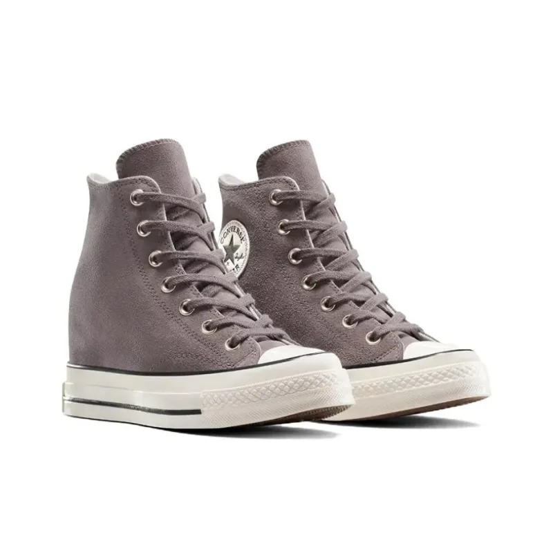 Converse Chuck 70 Anti Slip Wear Resistant High Top Skateboard Shoes Women's Purple-2