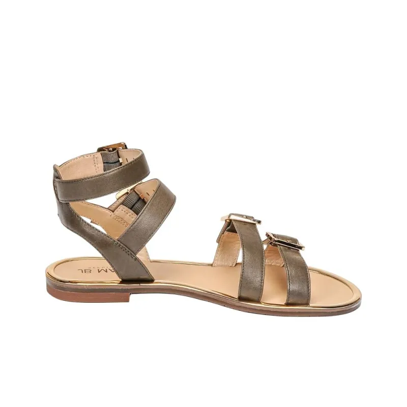 JB MARTIN Gapi Strap Sandals Women's Olive Green-1