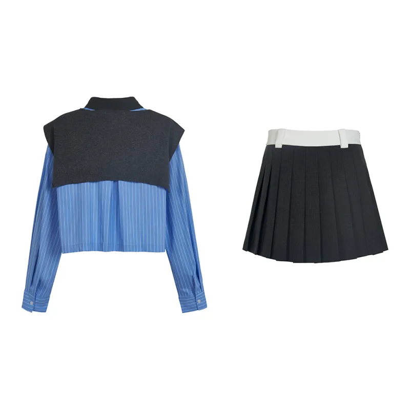 AURORA MUSE Skirt Set Women's Blue-1