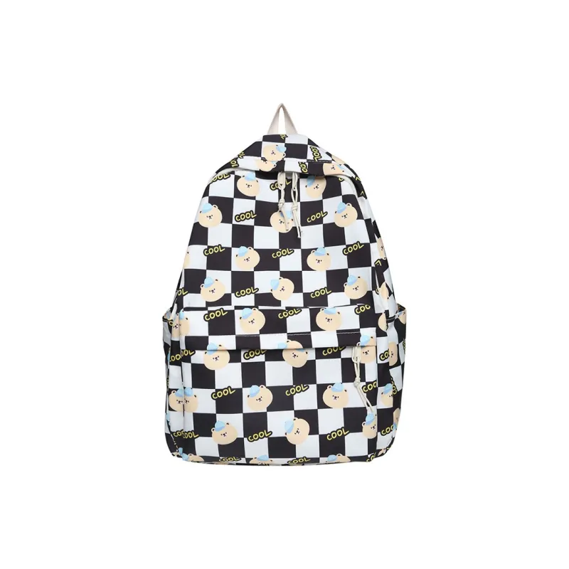 FEO Nylon Backpack Regular Unisex Green/Blue/Black-6