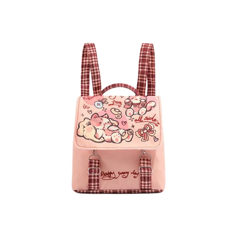 Worm's Home Canvas Bag Backpack Regular Women's-1