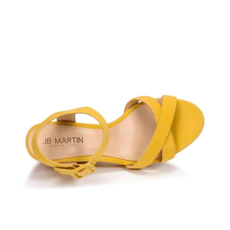 JB MARTIN Querida Strap Sandals Women's Yellow-5