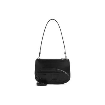 DIESEL 1Dr Twin Logo Embossed Shoulder Bag