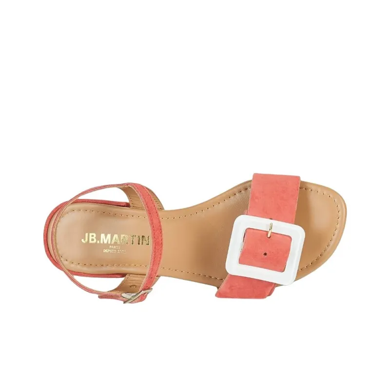 JB MARTIN Aimante Strap Sandals Women's Pink-5