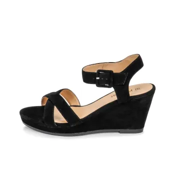 JB MARTIN Querida One Strap Sandals Women's Black