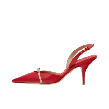 FERRAGAMO Mini Bow Slim Heel High Heels 7cm Women's Red